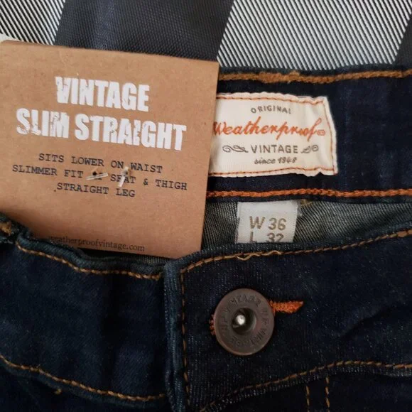 Men’s Vintage Comfort Blue Jeans NWT 36x32 - Picture 5 of 9